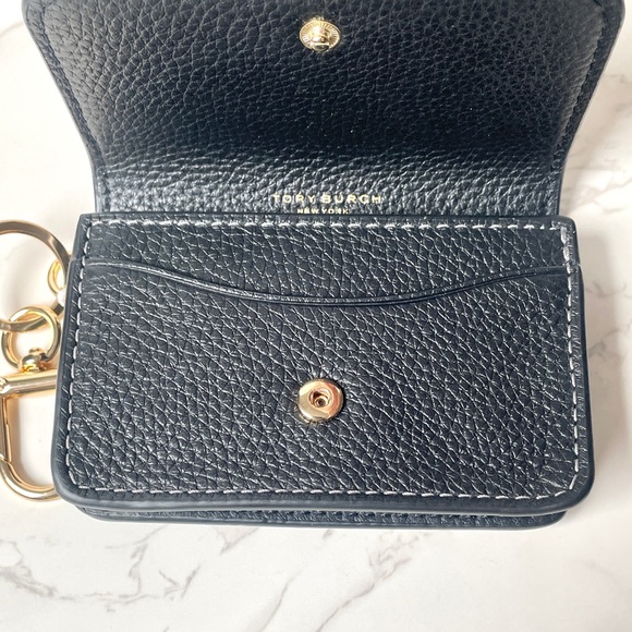 ❌SOLD❌ New Tory Burch Thea Flap Card Case Keychain Wallet - Picture 8 of 9